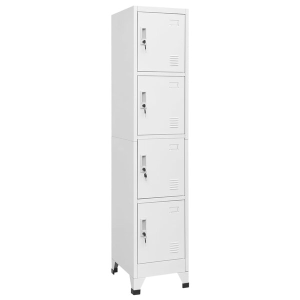 vidaXL Armoire à casier avec 4 compartiments 38x45x180 cm
