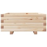 vidaXL Jardinière 60x60x26 5 cm bois de pin massif