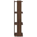 vidaXL Bibliothèque 3 niveaux chêne marron 60x30x120cm bois ingénierie