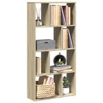 vidaXL Bibliothèque chêne sonoma 60x20x120 cm bois d'ingénierie