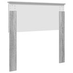 vidaXL Tête de lit Gris Sonoma 75 cm Bois d'ingénierie