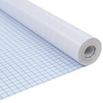 vidaXL Film pour fenêtre dépoli design à rayures 0 9x10 m PVC