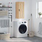 vidaXL Armoire murale chêne sonoma 34 5x34x90 cm bois d'ingénierie