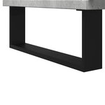 vidaXL Armoire de lavabo de salle de bain gris béton 65x33x60 cm