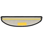 vidaXL Tapis d'escalier 15 pièces 56 x 17 x 3 cm Anthracite Demi-rond