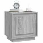 vidaXL Table de chevet sonoma gris 44x35x45 cm bois d'ingénierie