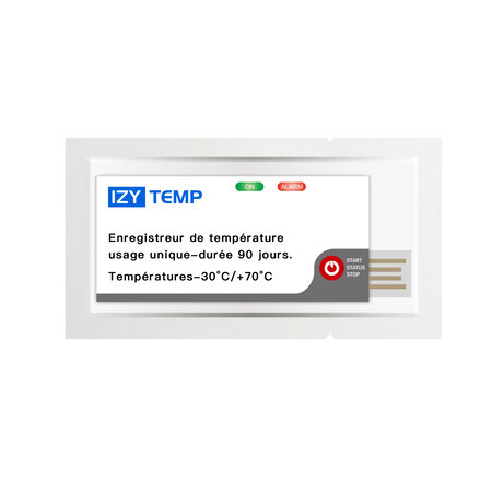 Enregistreur de température à usage unique EZY TEMP - boite de 20