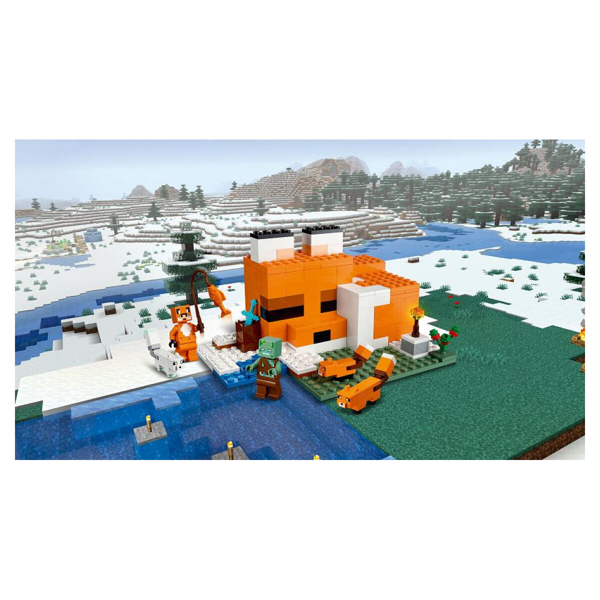 Le Refuge Renard LEGO Minecraft - Dès 8 ans 