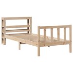 vidaXL Cadre de lit sans matelas 100x200 cm bois massif de pin