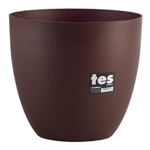 PLASTIKEN Pot de fleurs bol Tes - 32 cm - Bronze
