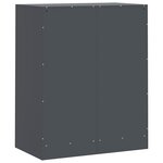 vidaXL Buffet anthracite 67x39x83 cm acier