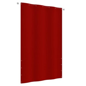 vidaXL Écran de balcon Rouge 140x240 cm Tissu Oxford