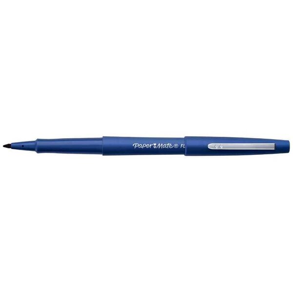 PAPER MATE - Stylo Feutre Flair Original Nylon - Pointe Moyenne Bleu