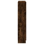 vidaXL Bibliothèque Chêne fumé 82 5x30 5x150 cm Bois d'ingénierie