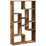 vidaXL Bibliothèque vieux bois 72x20x120 5 cm bois d'ingénierie