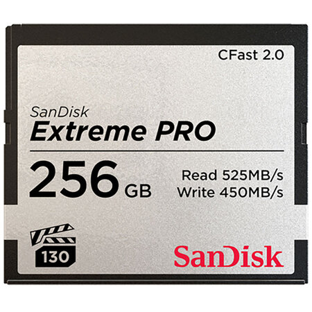 Sandisk sandisk carte mémoire extreme pro compactflash cfast 2.0 256 go