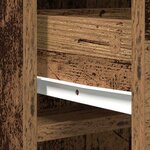 vidaXL Haut Armoire Bois ancien 40 x 40 5 x 135 cm Bois d'ingénierie