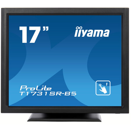 Iiyama prolite t1731sr-b5 écran plat de pc 43 2 cm (17") 1280 x 1024 pixels tn écran tactile noir