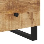 vidaXL Table de chevet Bois de manguier solide et bois d'ingénierie