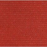 vidaXL Voile d'ombrage 160 g/m² Rouge 6x7 m PEHD