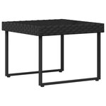 vidaXL Ensemble de canapé de jardin avec coussin 2 Pièces Noir