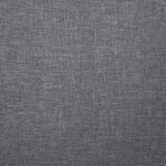 vidaXL Fauteuil cube Gris clair Tissu