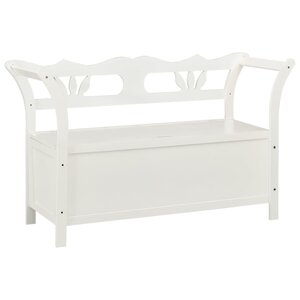 Banc banquette blanc 107 x 45 x 75 5 cm bois de sapin solide 02_0010870