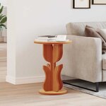 vidaXL Table d'appoint Marron cire 39.5 x 39.5 x 53.5 cm