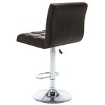 vidaXL Tabourets de bar lot de 2 marron similicuir