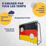 Best Sporting 11067 - Cible de tir "Allemagne" 193 x 150 cm avec 2 trous de tir