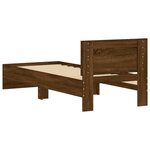 vidaXL Cadre de lit sans matelas avec tête de lit 75x190 cm