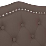 vidaXL Banc Chesterfield Marron 120 5 x 65 x 75 cm Simili cuir