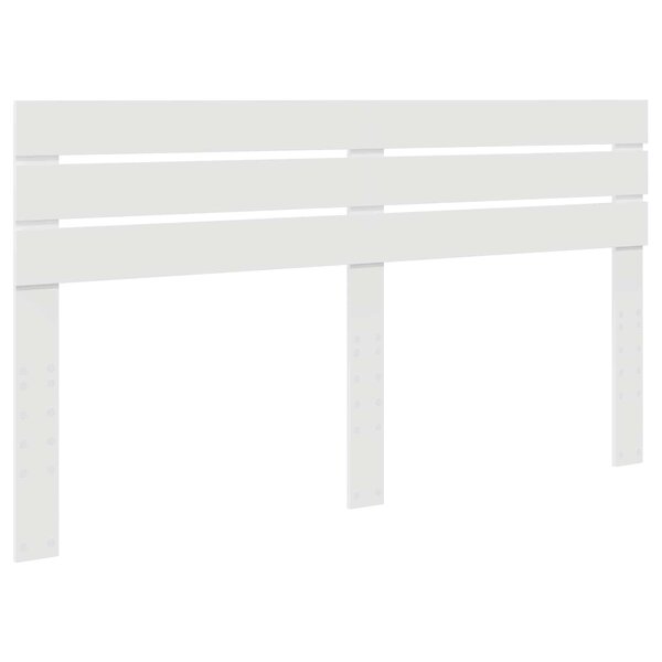 vidaXL Tête de lit Blanc 200 cm Bois d'ingénierie
