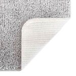 vidaXL Tapis de bain Gris 50 x 50 cm Polypropylène