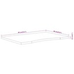 vidaXL Dessus de bureau 80x60x2 5cm rectangulaire bois massif d'acacia