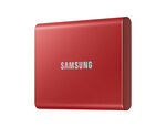 SAMSUNG SSD externe T7 USB type C coloris rouge 500 Go