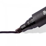 Marqueur permanent 'Lumocolor 350' Pointe biseautée 2 - 5 mm Noir STAEDTLER