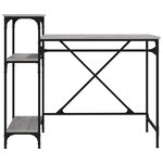 vidaXL Bureau avec étagères sonoma 105x50x90 cm bois d'ingénierie/fer