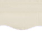 vidaXL Toile d'auvent Crème 450x300 cm