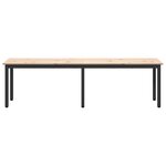 vidaXL banc Naturel 160 x 35 x 45 cm Bois de pin massif