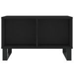 vidaXL Table basse Noir 60x50x36 5 cm Bois d'ingénierie