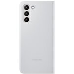 Smart clear view cover s21 gris clair
