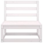 vidaXL Canapé d'angle de jardin coussins anthracite Bois de pin massif