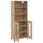 vidaXL Haut Armoire Chêne artisanal 69 5 x 34 x 180 cm