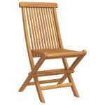 vidaXL Ensemble de salle à manger pour jardin 5 Pièces Marron