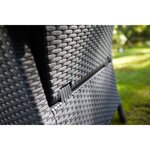 Keter Chaise inclinable de jardin Vermont Graphite 238452