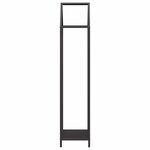 vidaXL Portant de bois chauffage noir 40x25x120 cm