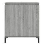 vidaXL Buffet Sonoma gris 60x35x70 cm Bois d'ingénierie