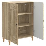 vidaXL Buffet Chêne Sonoma 66 x 34 5 x 90 cm Bois d'ingénierie