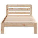 vidaXL Cadre de lit sans matelas 90x200 cm bois de pin massif
